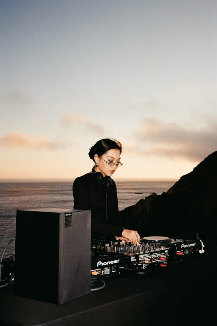 dj mix en bord de mer